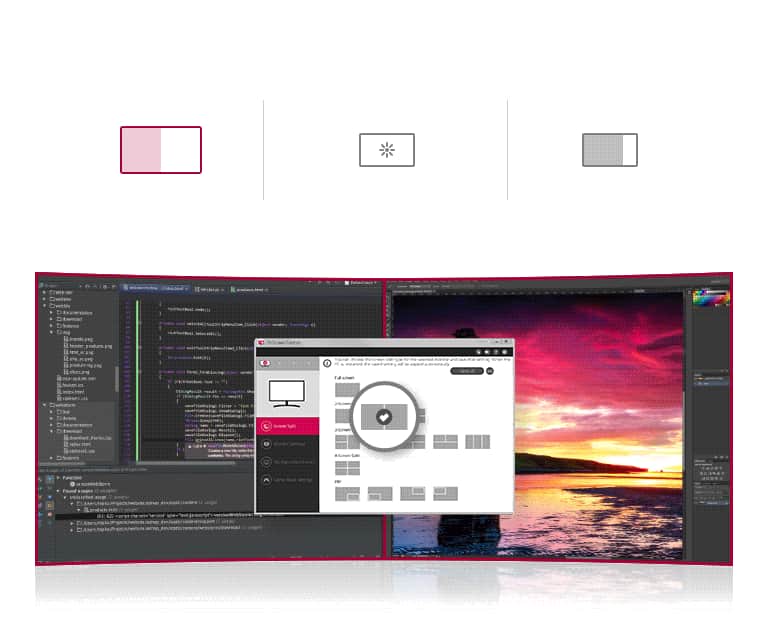 Funkcja OnScreen Control ułatwia obsługę monitora.