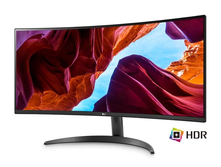 HDR obsługuje różne poziomy kolorów i jasności, opierając się na 99% gamy sRGB, zapewniając intensywność barw.