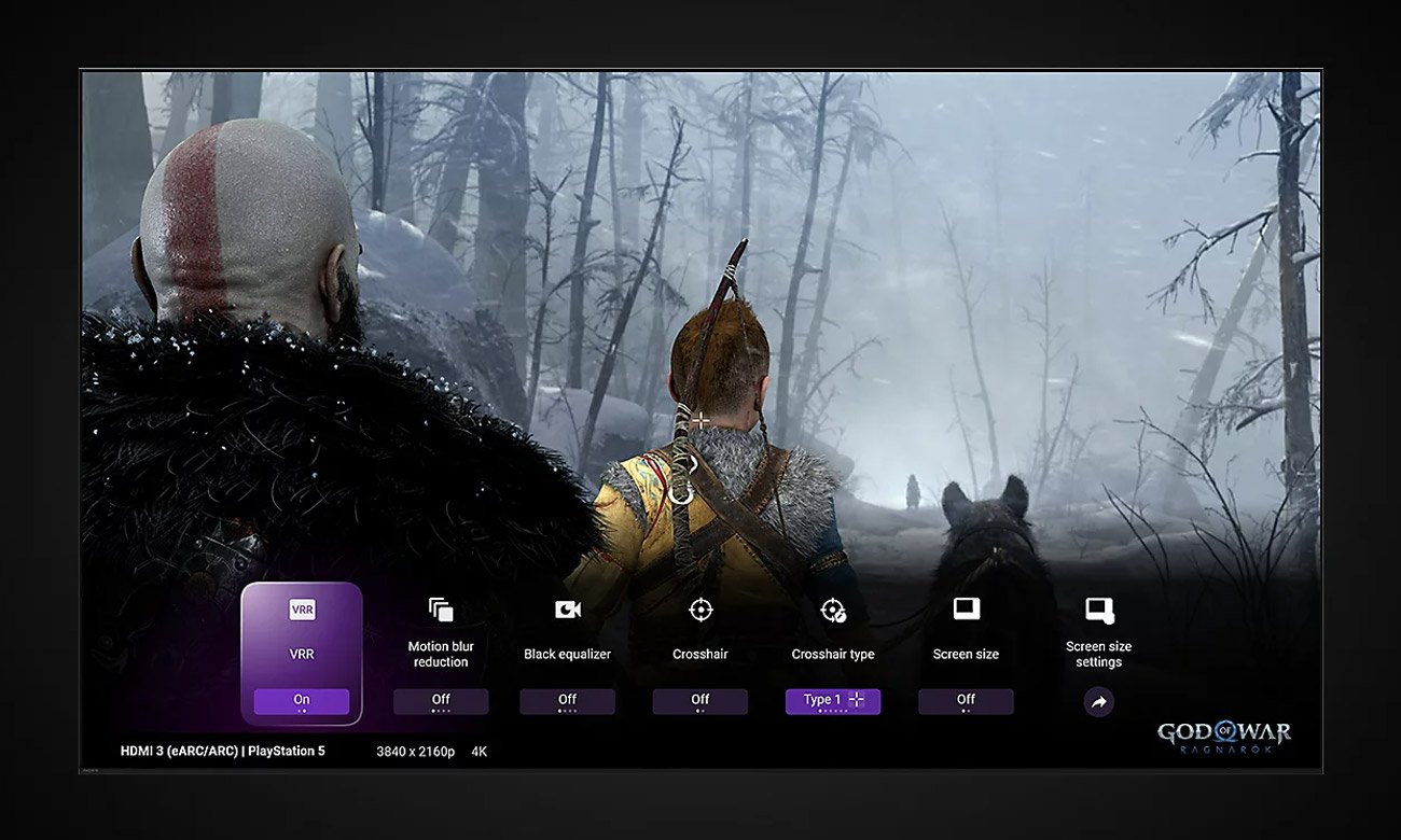 Sony XR-75X90L rozgrywka