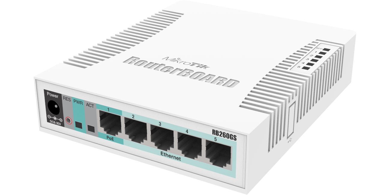 Przełącznik MikroTik RB260GS CSS106-5G-1S