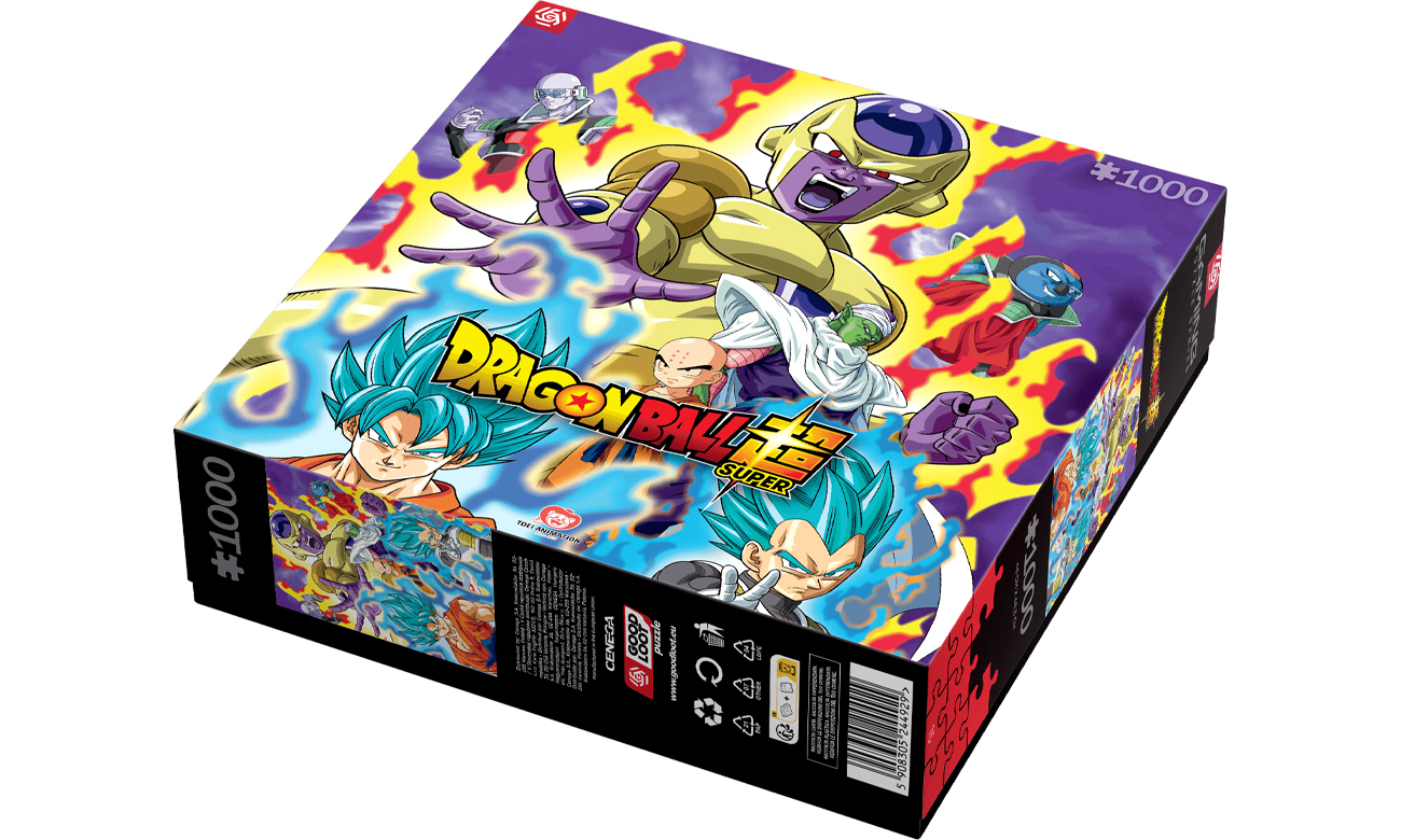 Puzzle Gaming: Dragon Ball Super Puzzles - Widok opakowania pod kątem