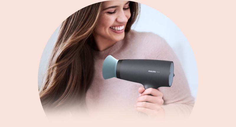 Philips Suszenie w niższej temperaturze w trosce o Twoje włosy