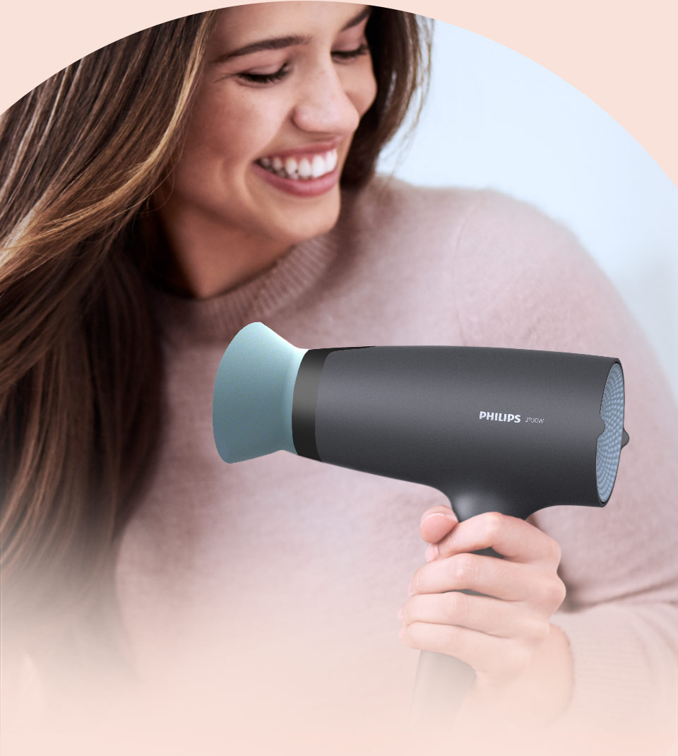 Philips Suszenie w niższej temperaturze w trosce o Twoje włosy