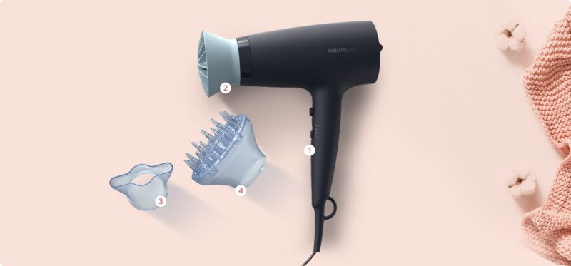 Philips Suszenie w niższej temperaturze w trosce o Twoje włosy