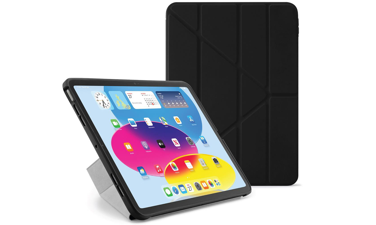 Etui Pipetto Origami do iPad 10.9'' (2022) dark blue