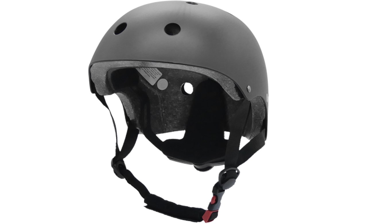 Kask regulowany Motus Czarny - Widok od przodu pod kątem