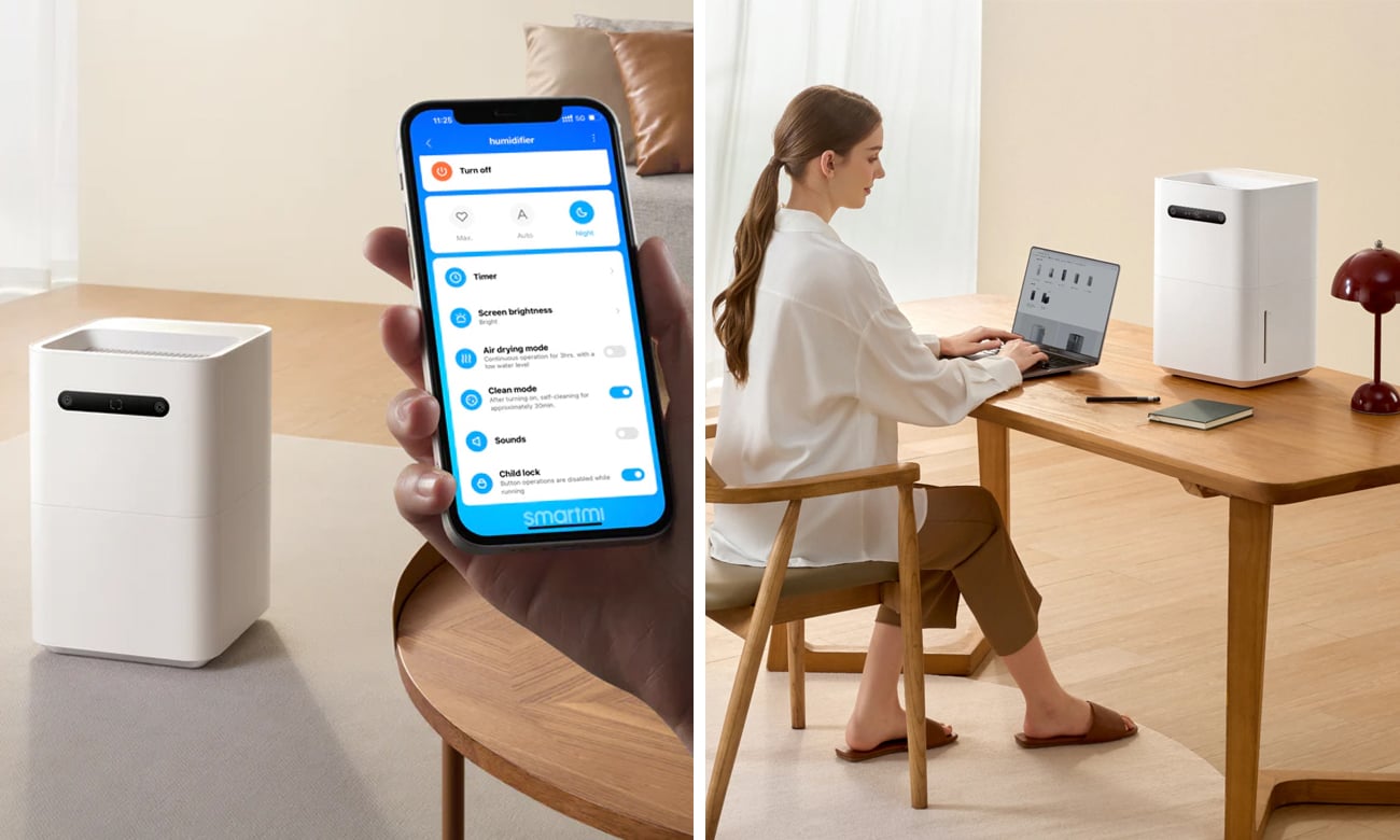nawilżacz smartmi evaporative humidifier 3 sterowanie