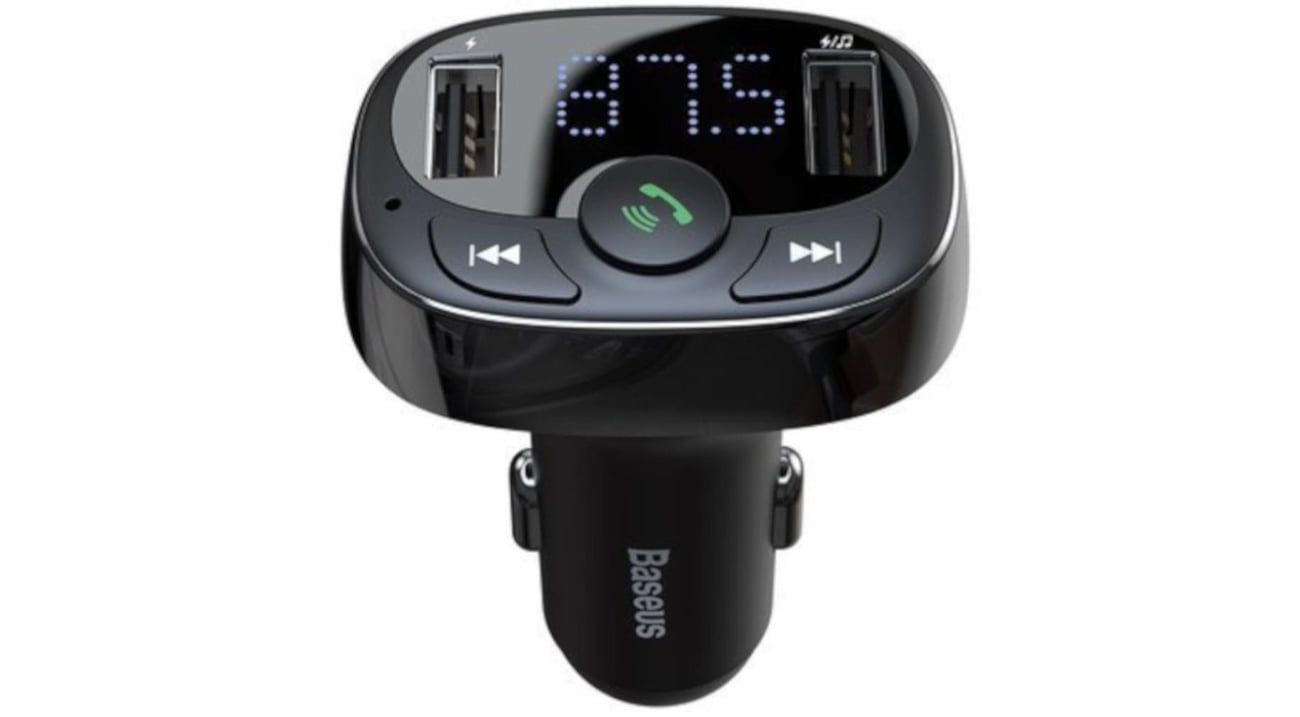 Transmiter FM Baseus bluetooth MP3 z ładowarką samochodową