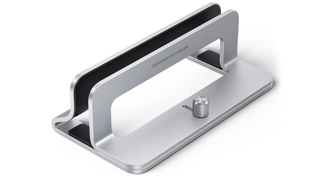 UGREEN Aluminiowy pionowy uchwyt na laptopa (srebrny)