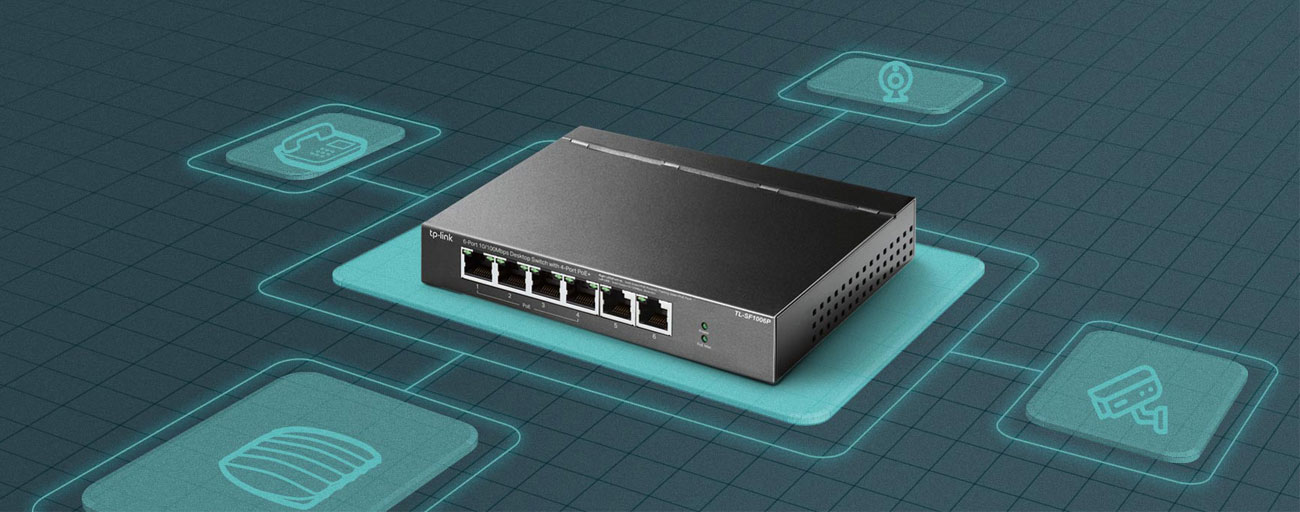 Przełącznik PoE TP-Link TL-SF1006P
