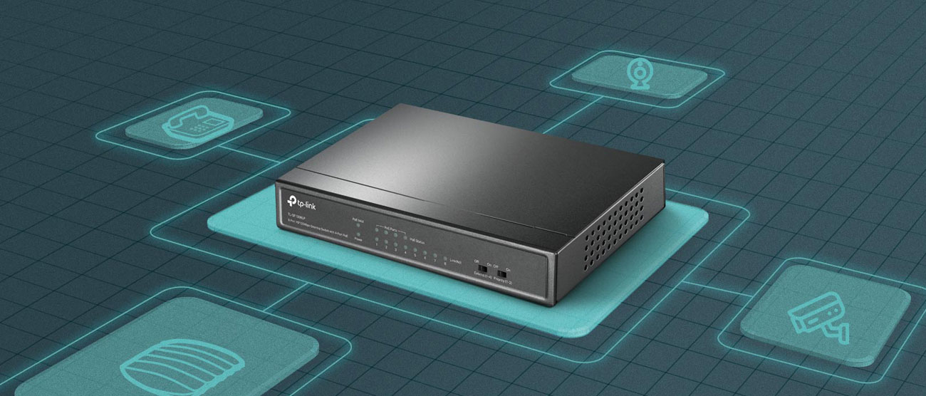Przełącznik PoE TP-Link TL-SF1008LP