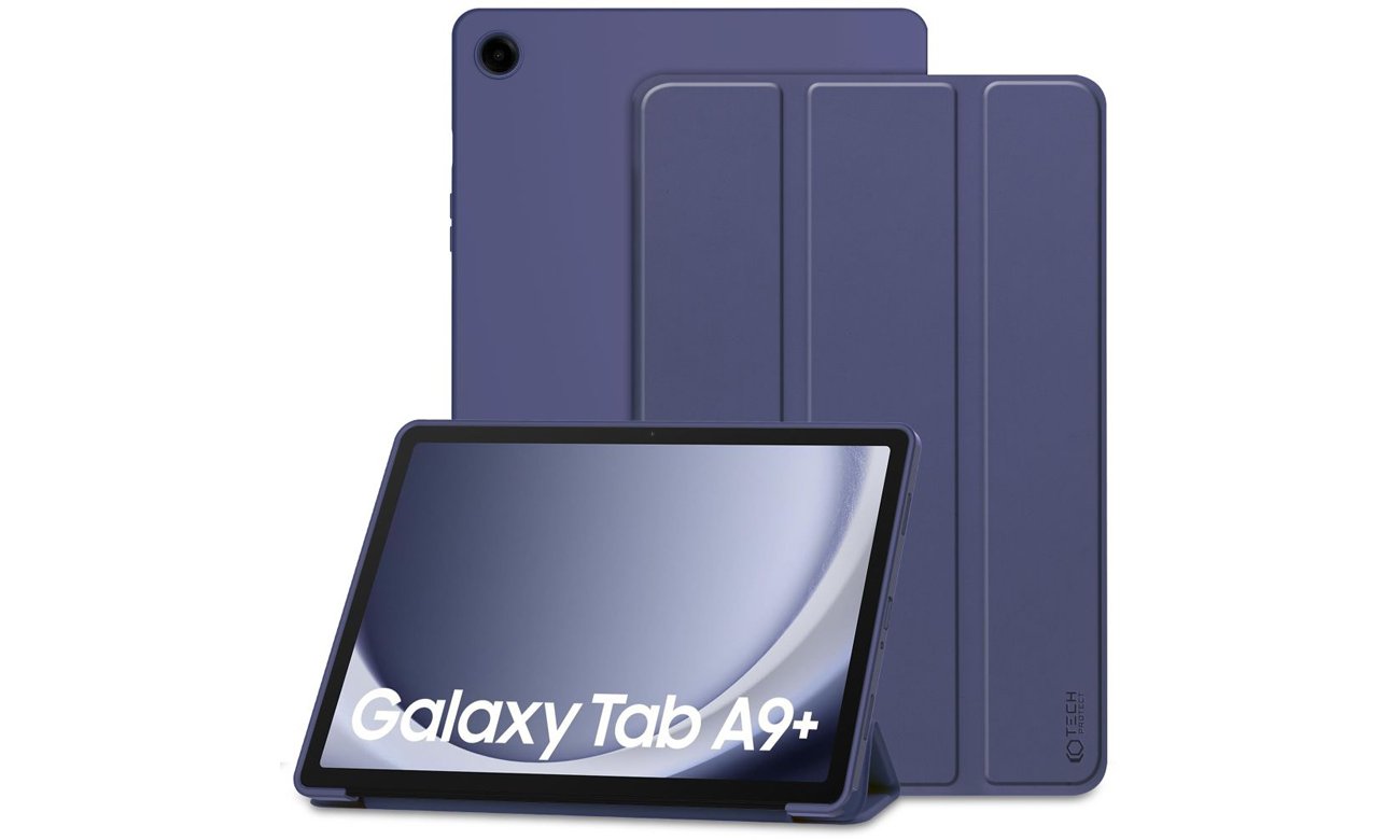 Etui Tech-Protect SmartCase do Samsung Galaxy Tab A9+ Granatowe - Widok ogólny