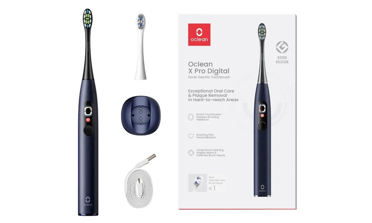 Szczoteczka soniczna Oclean X Pro Digital granatowa