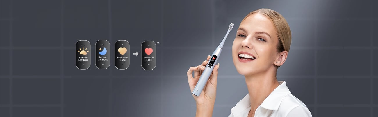 Szczoteczka soniczna Oclean X Pro Digital granatowa