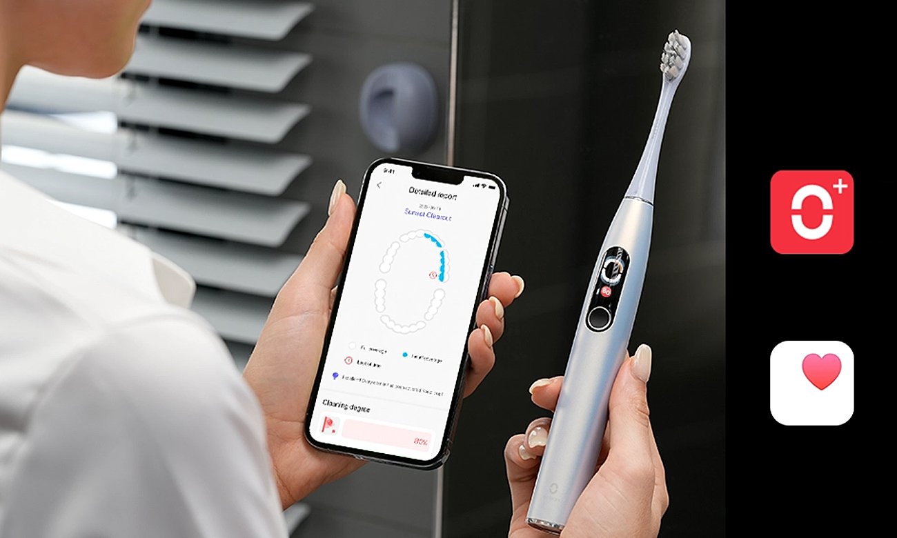 Szczoteczka soniczna Oclean X Pro Digital fioletowa