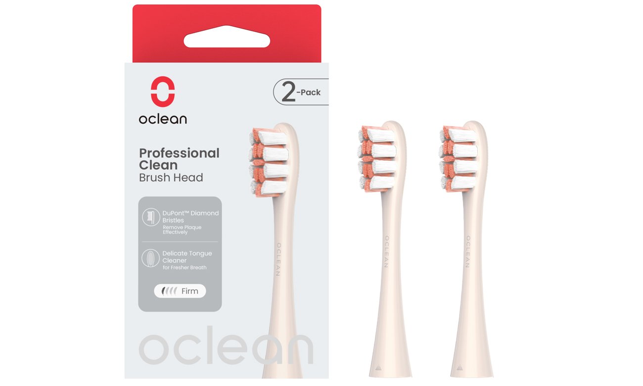 Oclean Końcówki Professional Clean P1C10 szary 2 szt.