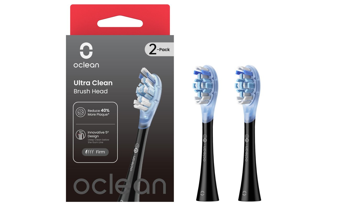 Końcówki do szczoteczki Oclean Ultra Clean UC01 czarny 2 szt.