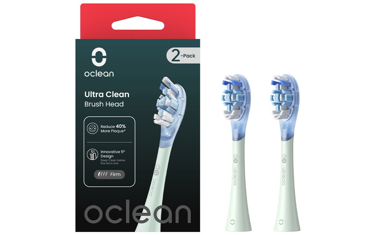 Końcówki do szczoteczki Oclean Ultra Clean UC02 miętowy 2 szt.