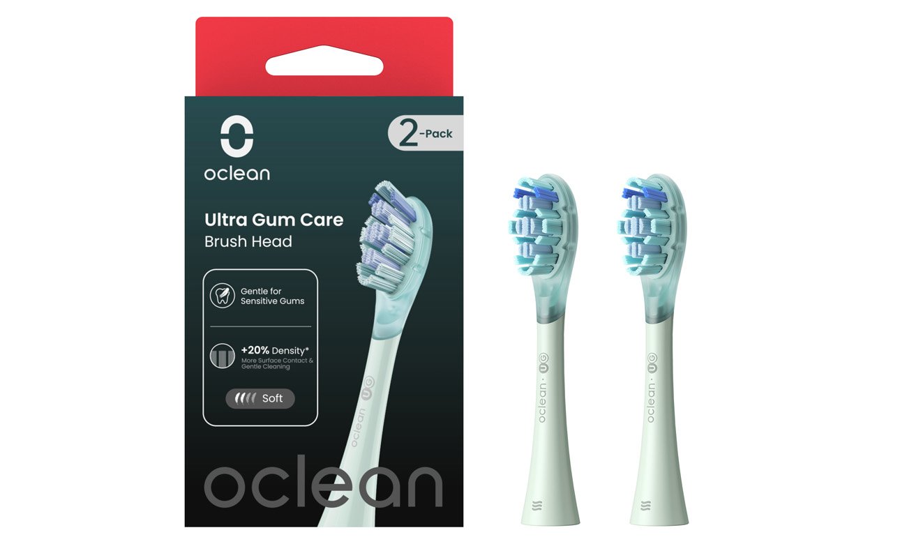 Końcówki do szczoteczki Oclean Ultra Gum Care UG01 miętowe 2 szt.