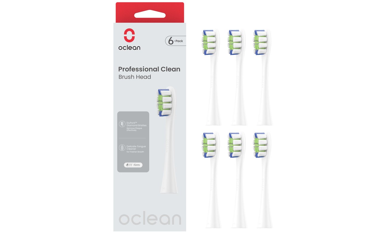 Oclean Końcówki Professional Clean P1C1 W06 biały 2 szt.