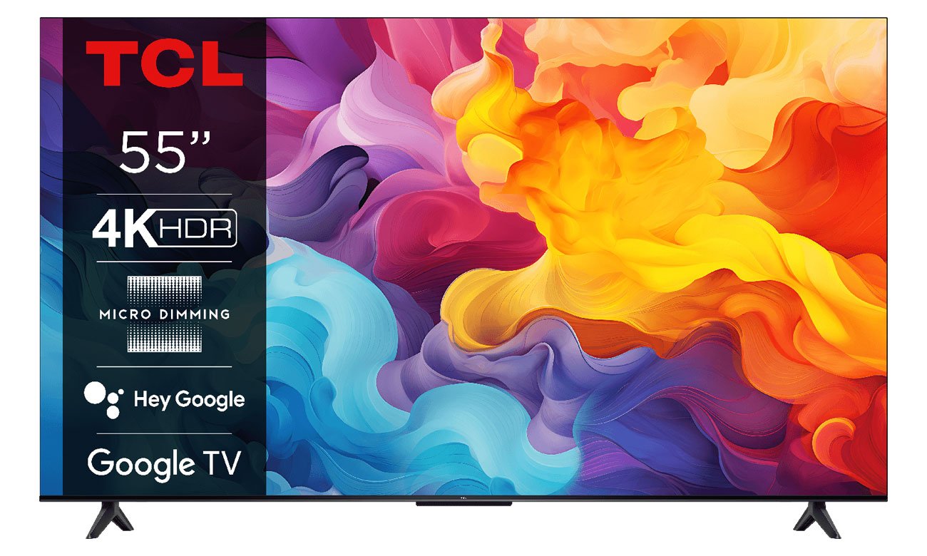 TCL 55V6B widok z przodu