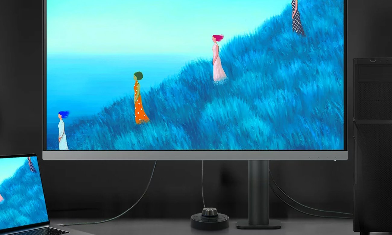 Monitor BenQ PD2706UA przełącznik KVM
