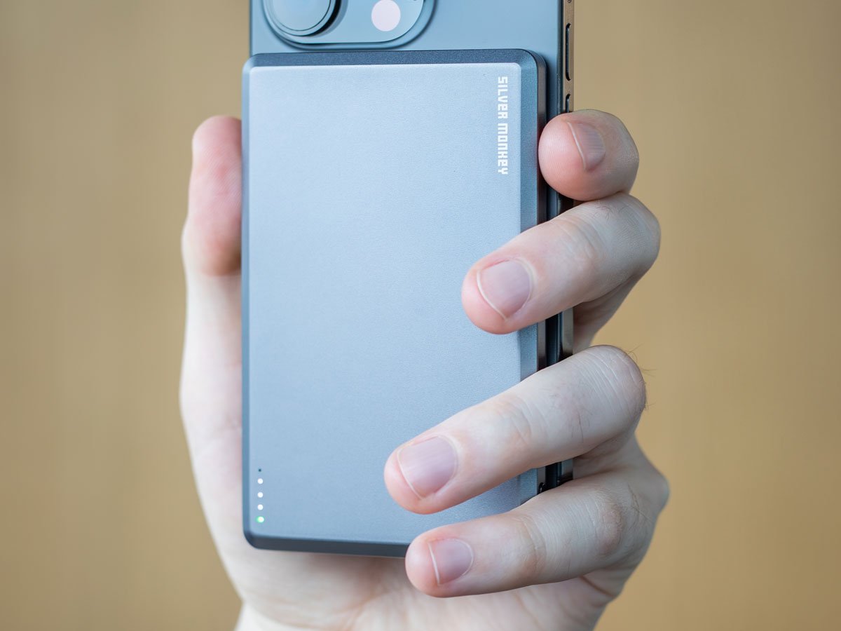 Silver Monkey Ultra Slim Powerbank 5000 mAh niewielkie wymiary