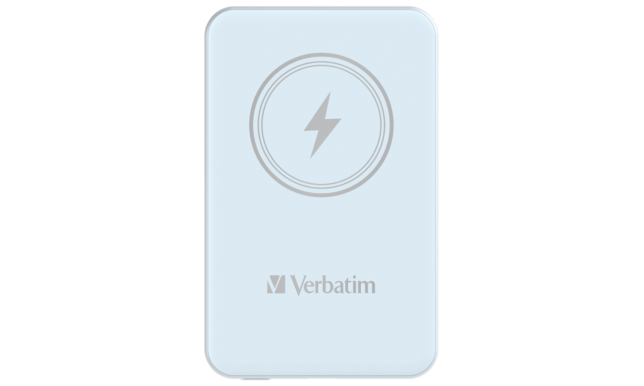 Verbatim Charge 'n' Go Magnetic Wireless Power Bank 5000mAh niebieski