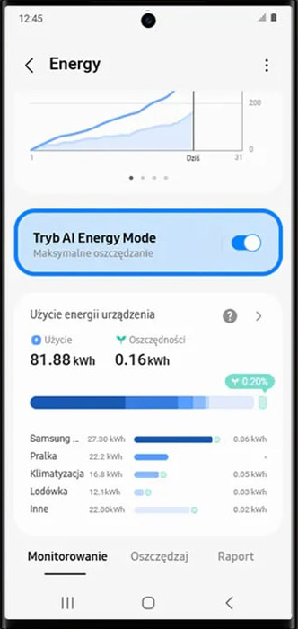 Krok 3 w aplikacji SmartThings pralki WW80CGC04DAE marki Samsung z Neonet