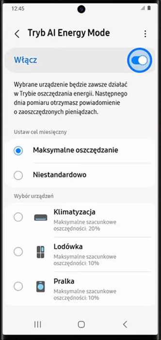 Krok 4 w aplikacji SmartThings pralki WW80CGC04DAE marki Samsung z Neonet