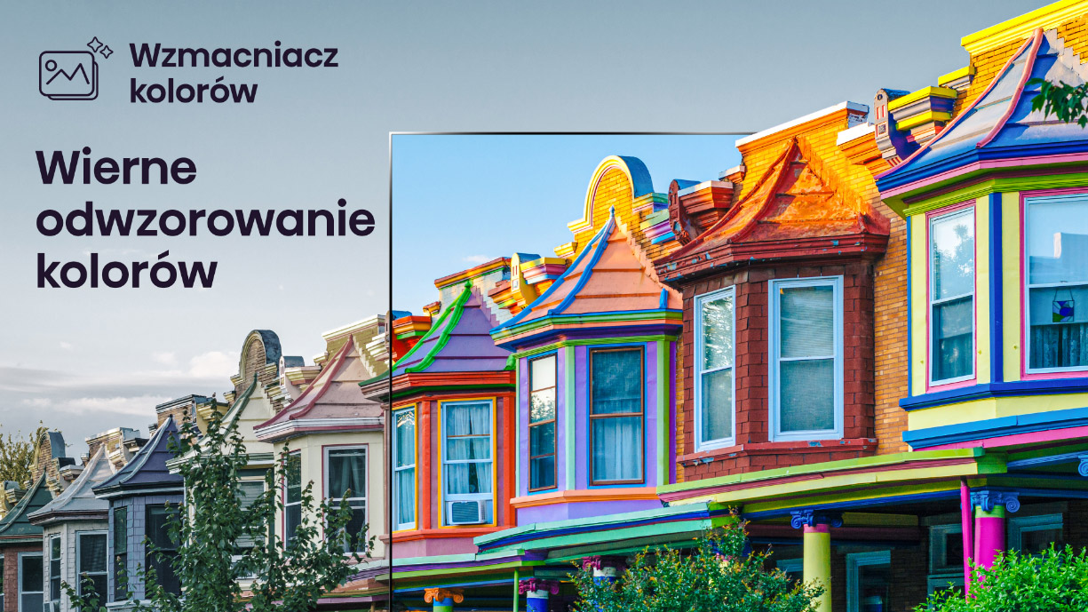 Wzmacniacz kolorów - Wierne odwozorowanie kolorów