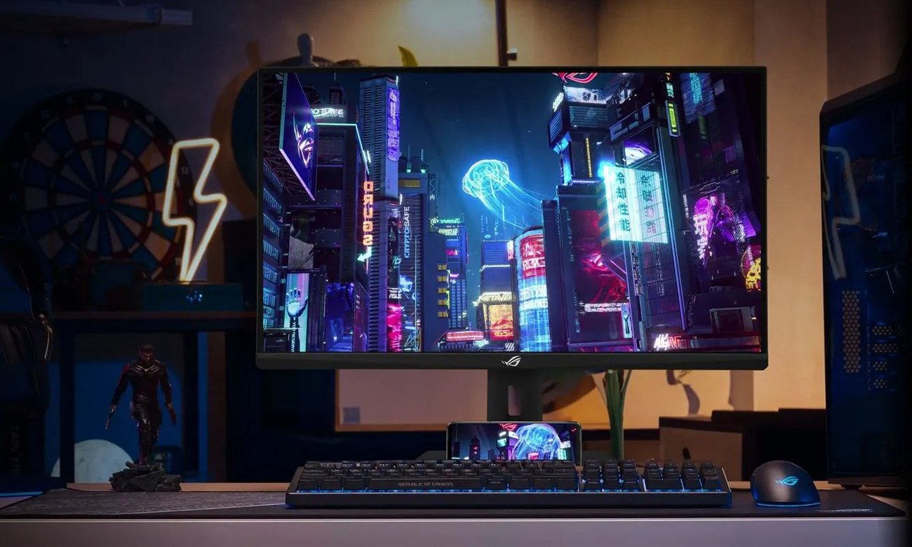 ASUS ROG Strix XG27UCS prezencja