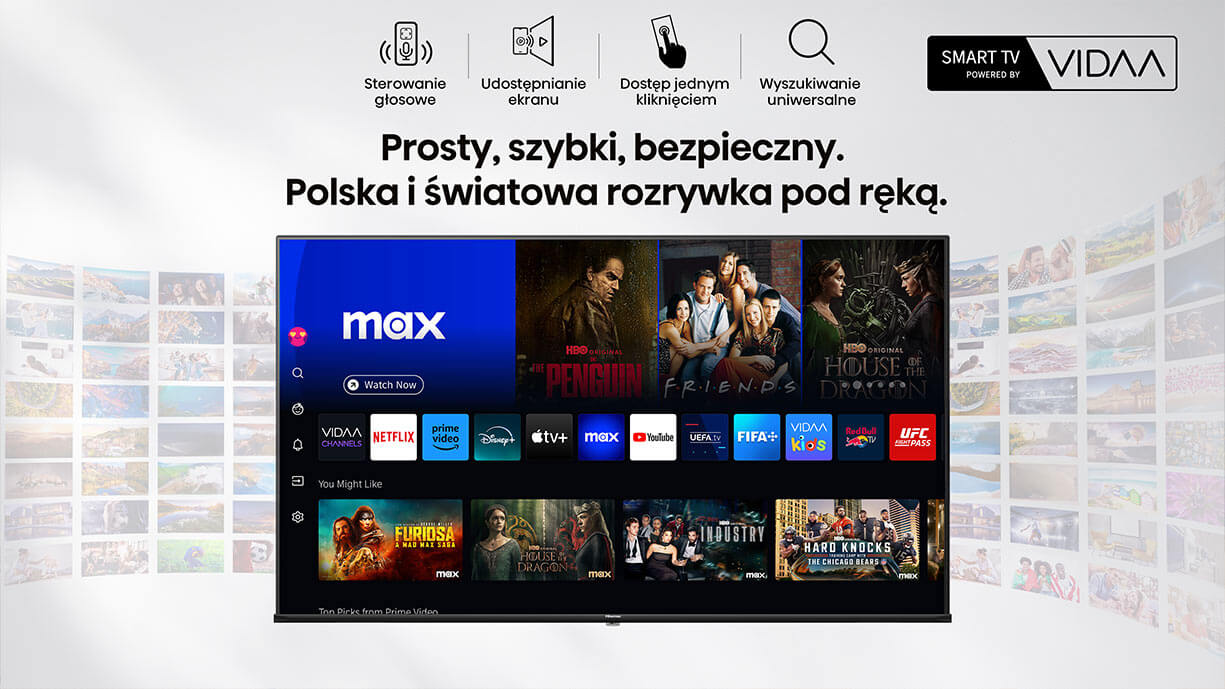 Prosty, szybki, bezpieczny. Polska i światowa rozrywka pod ręką.