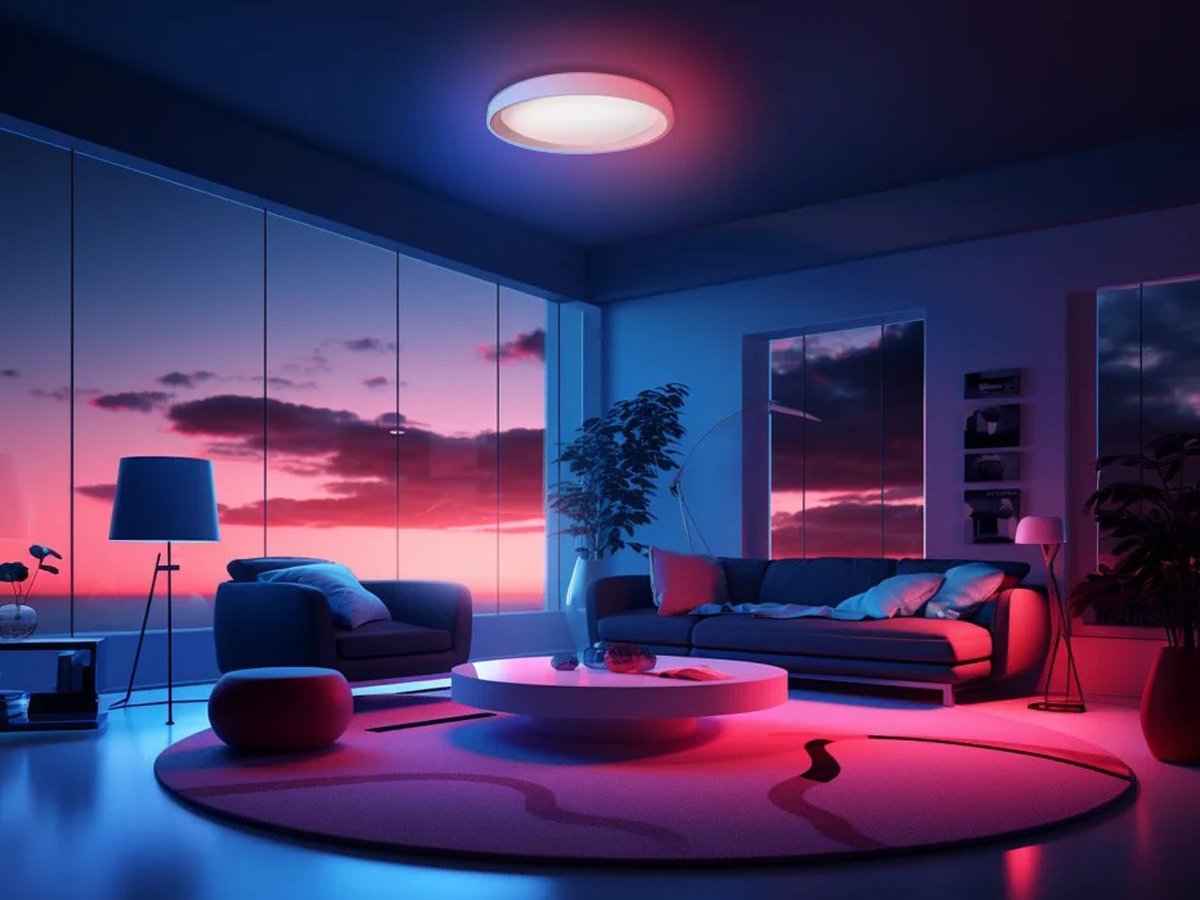 Inteligentna lampa sufitowa Aqara T1M - Grafika lifestyle