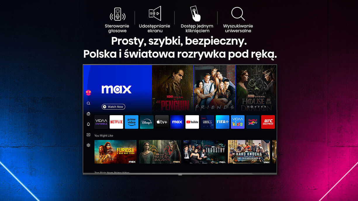 Prosty, szybki, bezpieczny. Polska i światowa rozrywka pod ręką.