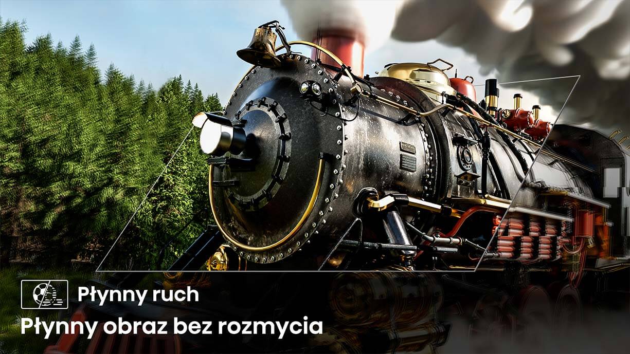 Płynny ruch - Płynny obraz bez rozmycia