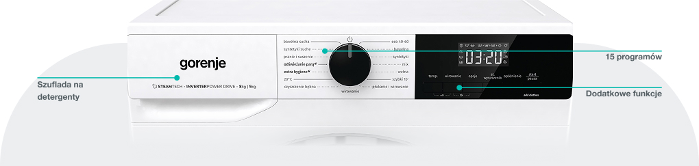 GORENJE LAUNDRY WD2A854ADS-PL