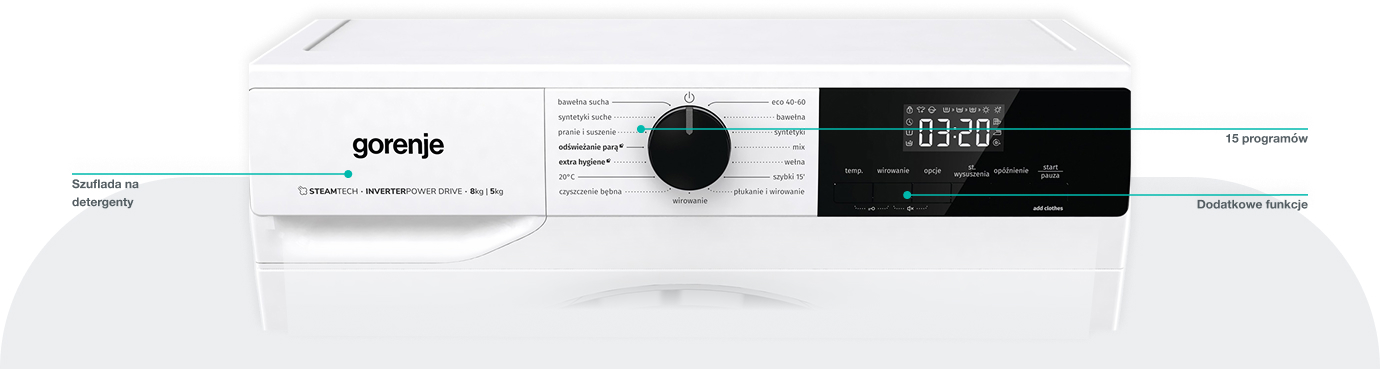 GORENJE LAUNDRY WD2A854ADS-PL