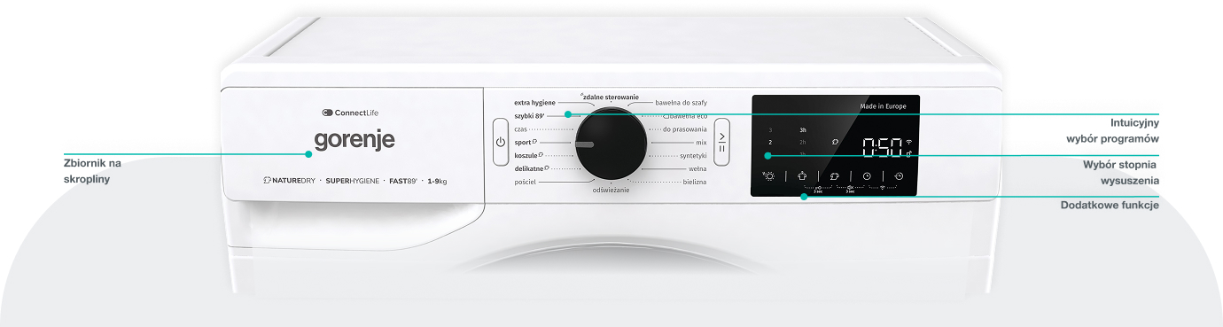 GORENJE LAUNDRY DPNE92GNLWIFI-PL