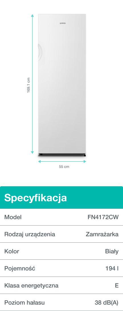Gorenje fridge FN4172CW