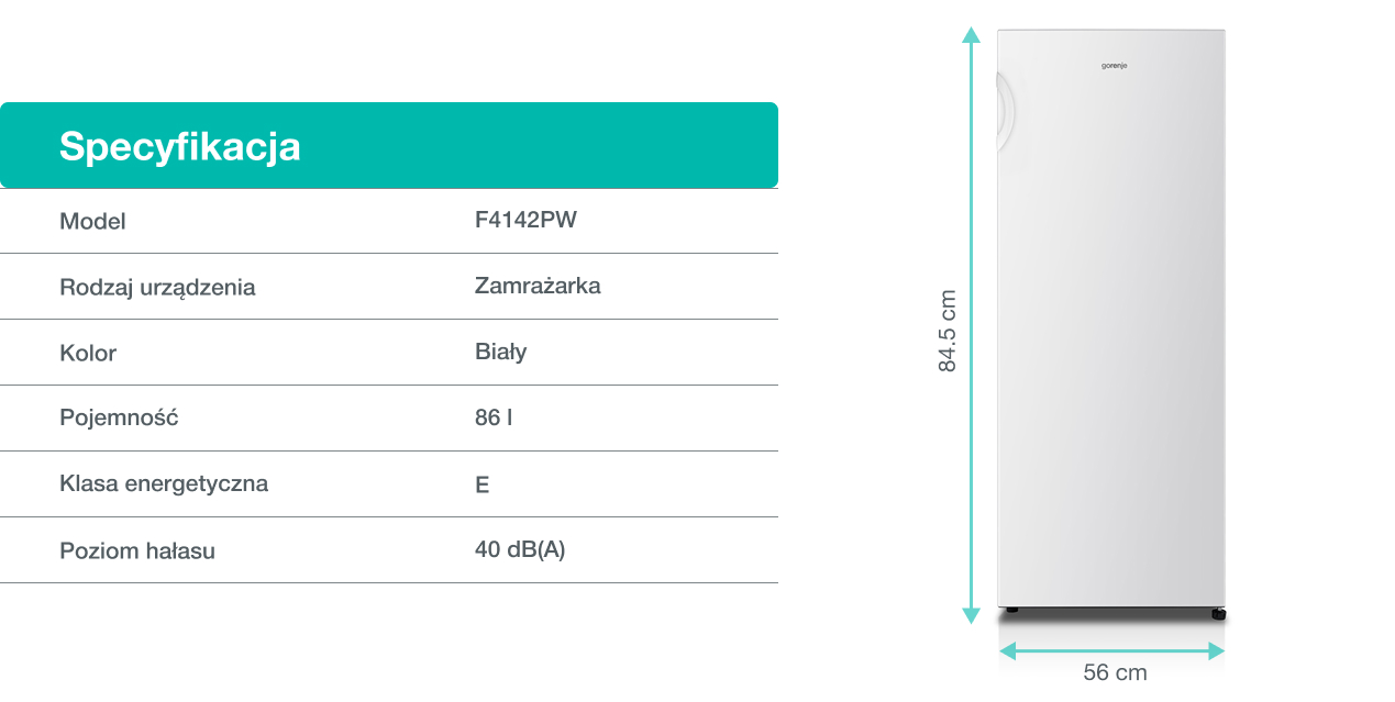 Gorenje fridge F4142PW
