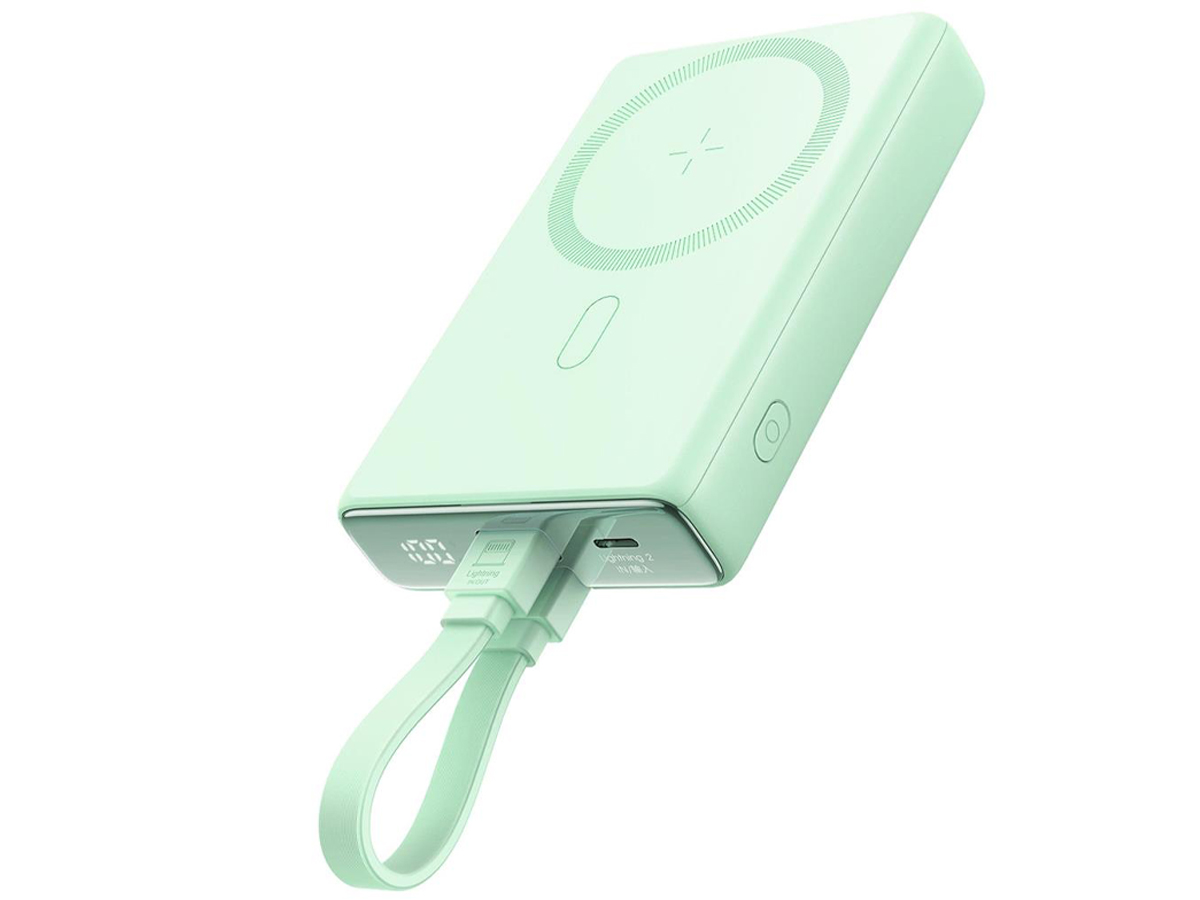 Powerbank magnetyczny JoyRoom 10000mAh 20W z podstawką czarny