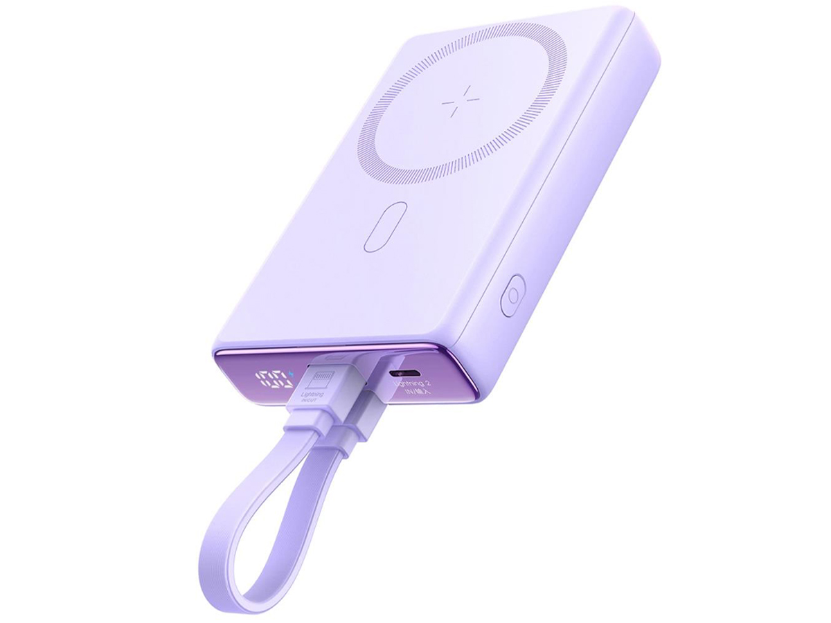 Powerbank magnetyczny JoyRoom 10000mAh 20W z podstawką czarny