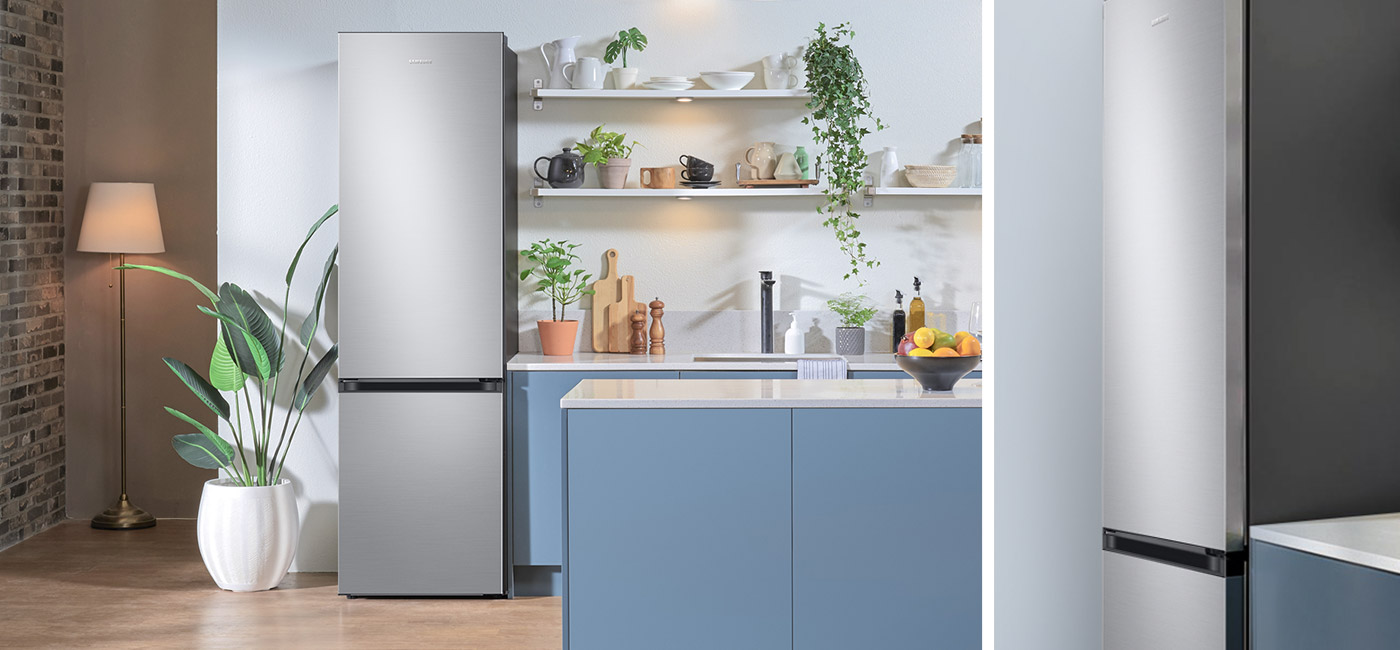 Wzornictwo Built-In to rozwiązanie, które zapewnia lodówce Samsung stylowy wygląd