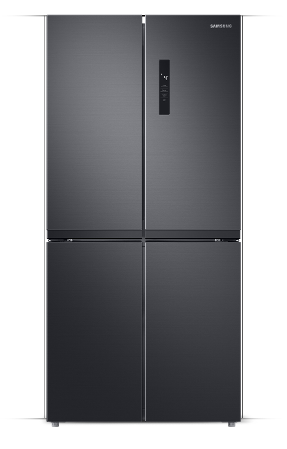 Ikony wskazujące główne cechy lodówki Multidoor Samsung RF48A400EB4