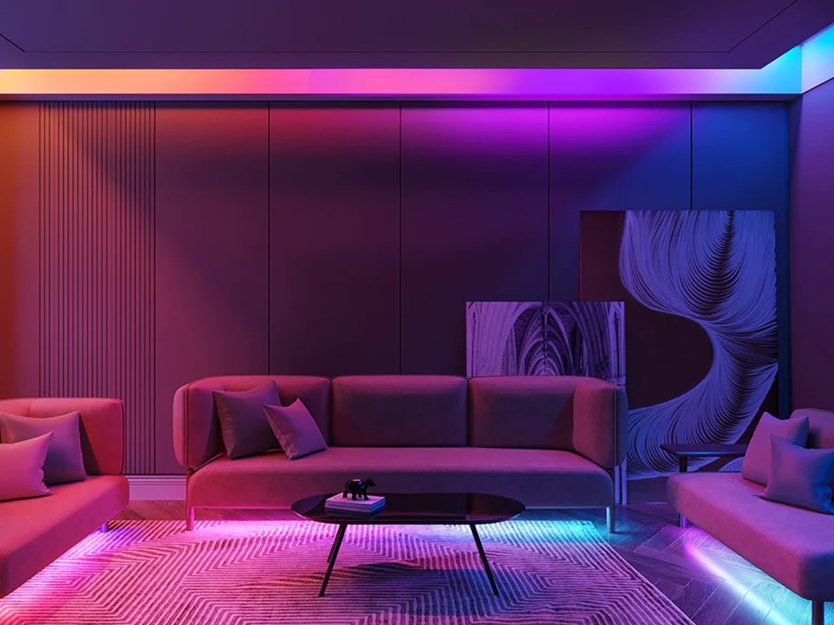 Inteligentna taśma LED Wi-Fi Govee H618A RGBIC (5m) - Grafika lifestyle