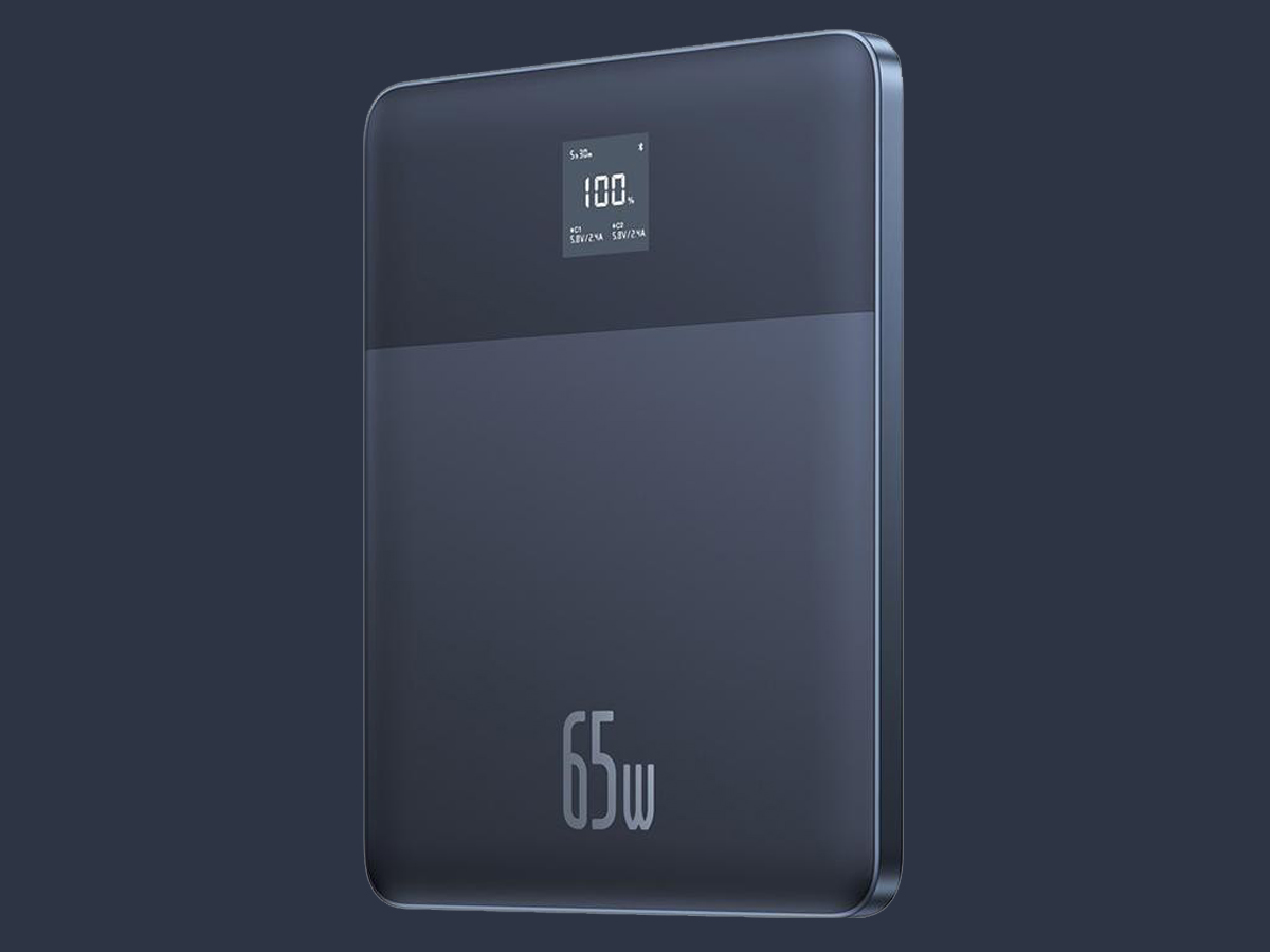 Powerbank Baseus Blade2 12000mAh 65W Niebieski - Grafika z tłem