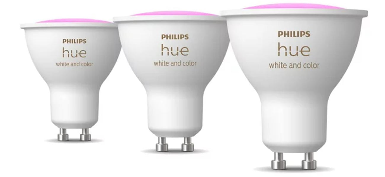 Philips Hue White and color ambiance Inteligentny reflektor GU10 (3 sztuki)
