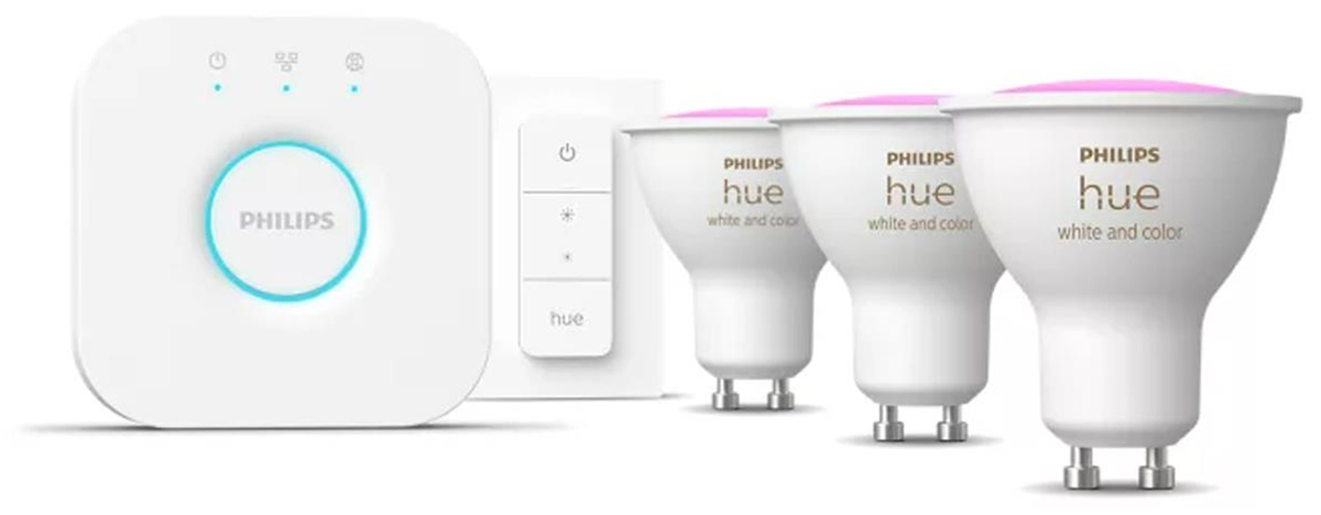 Philips Hue White and Ambiance 3xGU10 + ściemniacz