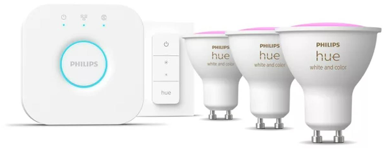 Philips Hue White and Ambiance 3xGU10 + ściemniacz